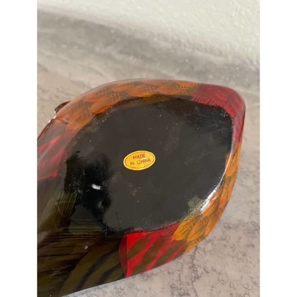 Vintage Wooden Mallard Duck Small Tray and envelop opener - Picture 7 of 7